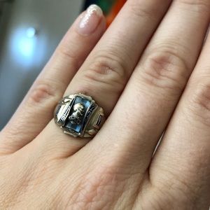 Jewelry - 10k gold + gem vintage class ring by Jostens Jewelry - 10k gold + gem vintage class ring by Jostens